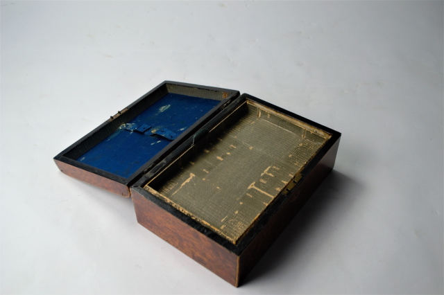 19th Century Burr Walnut Sewing Box