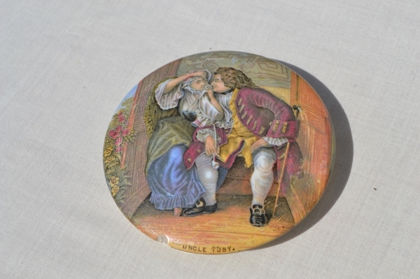 Discover our range of antique Uncle Toby Prattware pot lids (1860-1890) now! Unique designs, perfect for collectors. Shop and add a piece of history to your collection today!