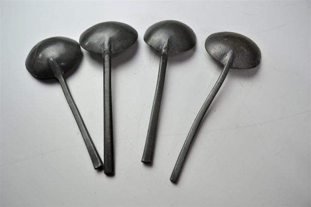 Discover our unique collection of 18th century spoon racks loaded with late 17th century pewter spoons. Purchase now and own a slice of history!