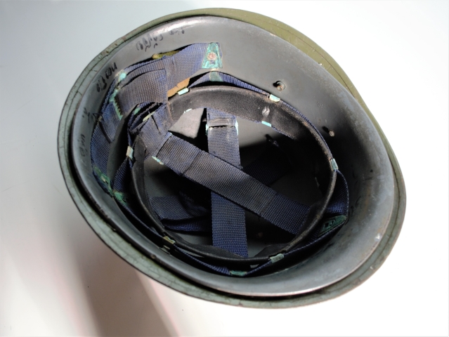 US M1 Vietnam Era Helmet re-issued to the Thai Army [Named]