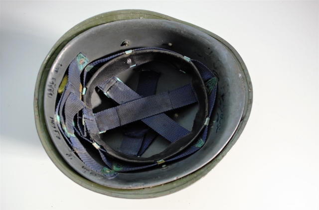 US M1 Vietnam Era Helmet re-issued to the Thai Army [Named]