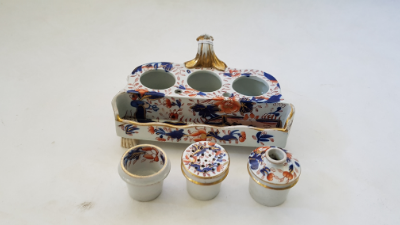 19th Century Imari Inkwell