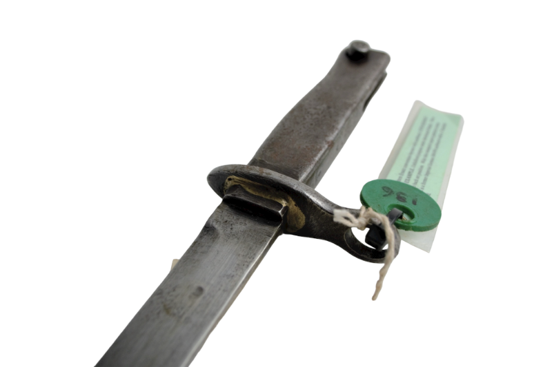 Explore our Turkish Export Pattern Ersatz bayonets, featuring purpose-made, unfullered blades and stamped cross guards. Get your piece, complete with a German S84/98 scabbard, today!