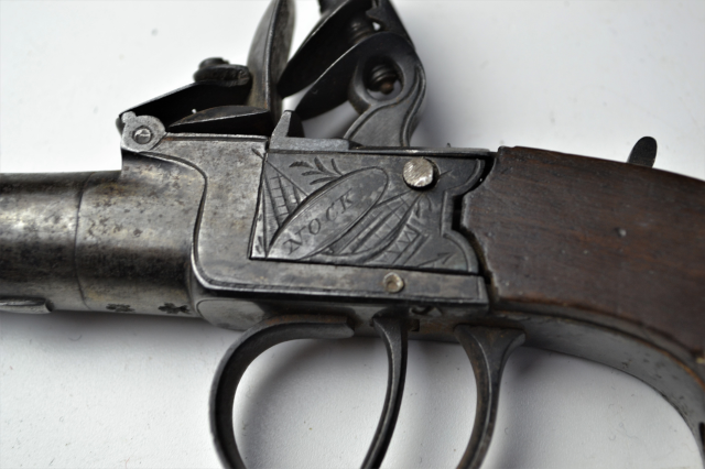 Flintlock Muff Pistol by Nock of London. [1790-1814]