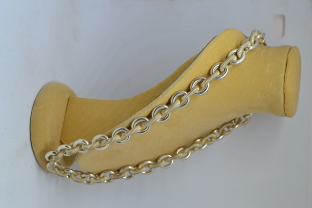 Continental tested silver necklace.