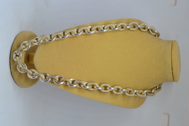 Continental tested silver necklace.