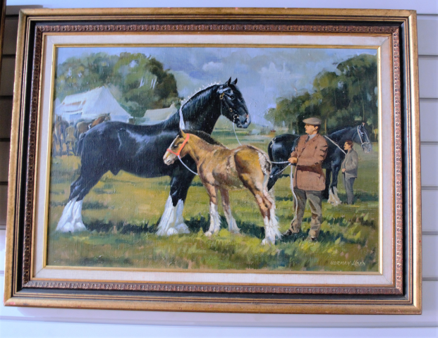 Discover the life and art of Air Vice Marshall Norman Hoad. Explore his famed Shire Horses painting and others. Learn more and start your collection now!