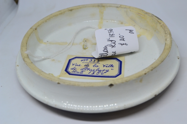 Explore our Strasborg View Prattware lid, a top pick in our antique collection. Know its unique specifications. Shop now and add a touch of elegance to your home.