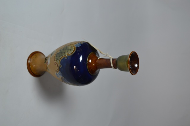 Royal Doulton Lambeth Slaters Patent Vase.