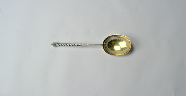 A Victorian Silver Gilt Spoon. 