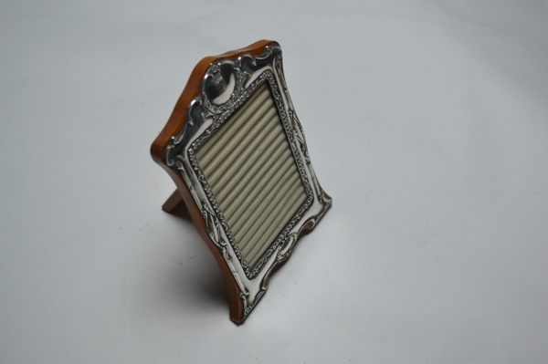 A Modern Sterling Silver Mounted Easel Backed Photo Frame