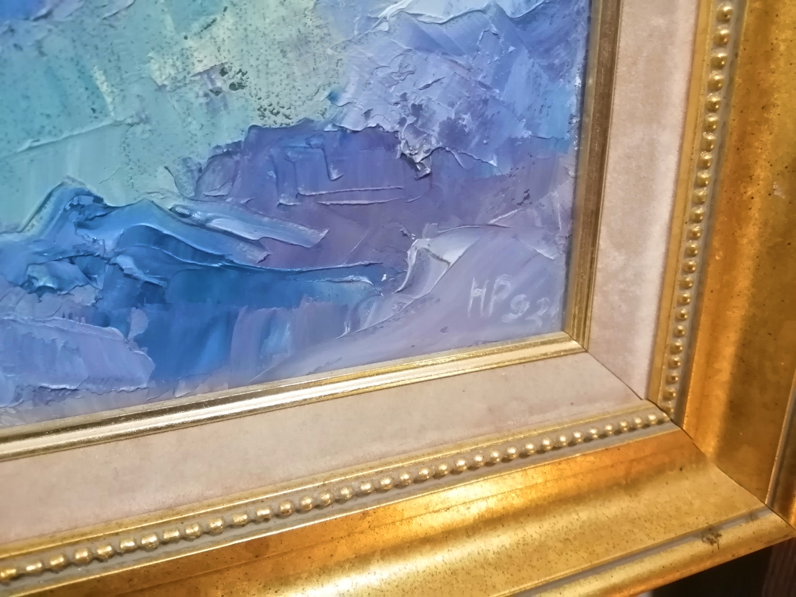 Oil on Canvas of Snowdon, Wales.