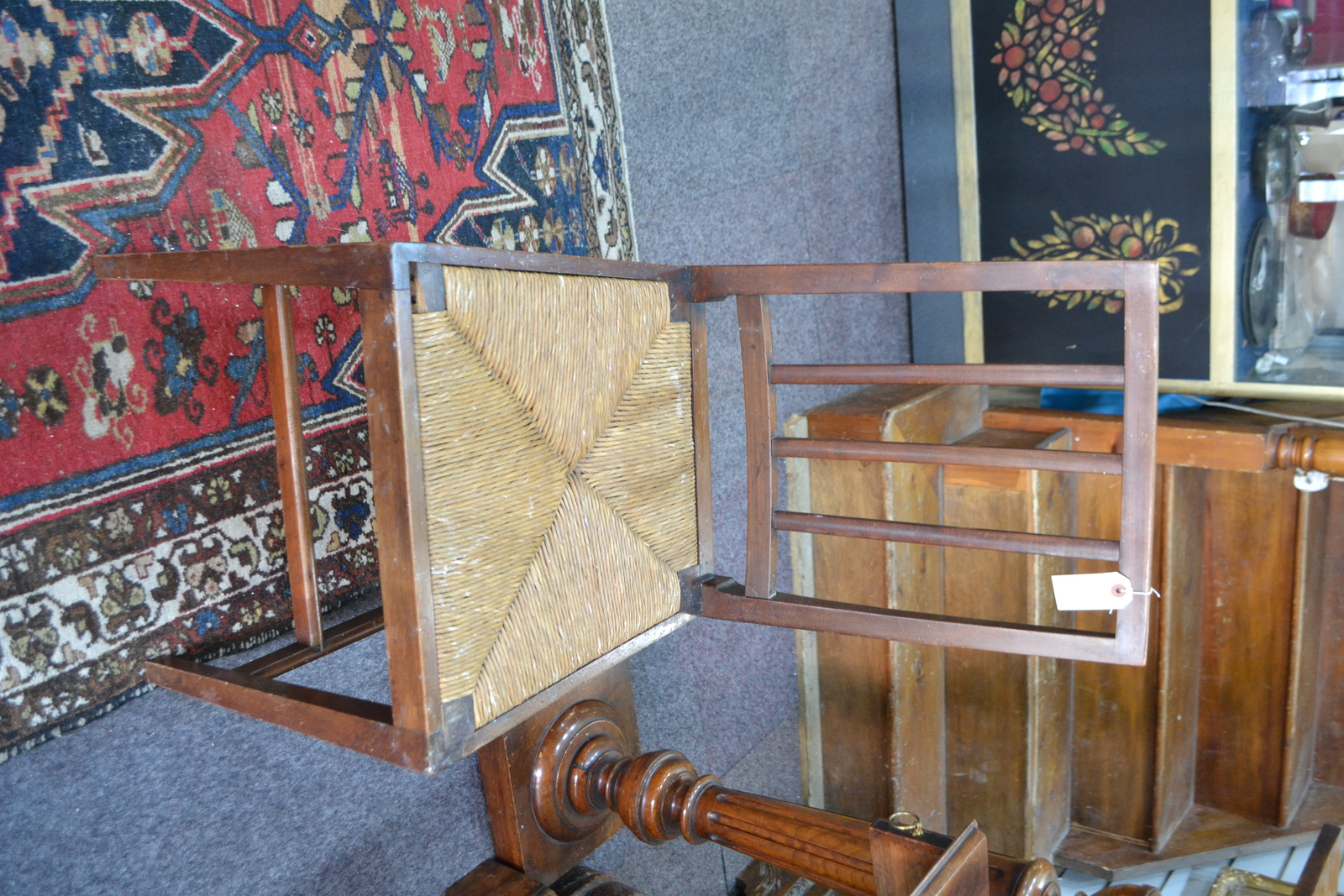 Edward VII Coronation Mahogany Chair