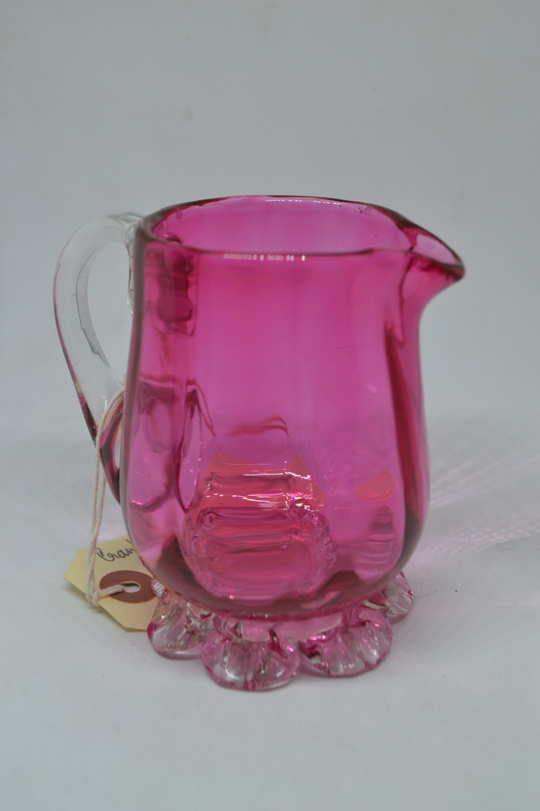 A Late 19th Century Cranberry Milk Jug