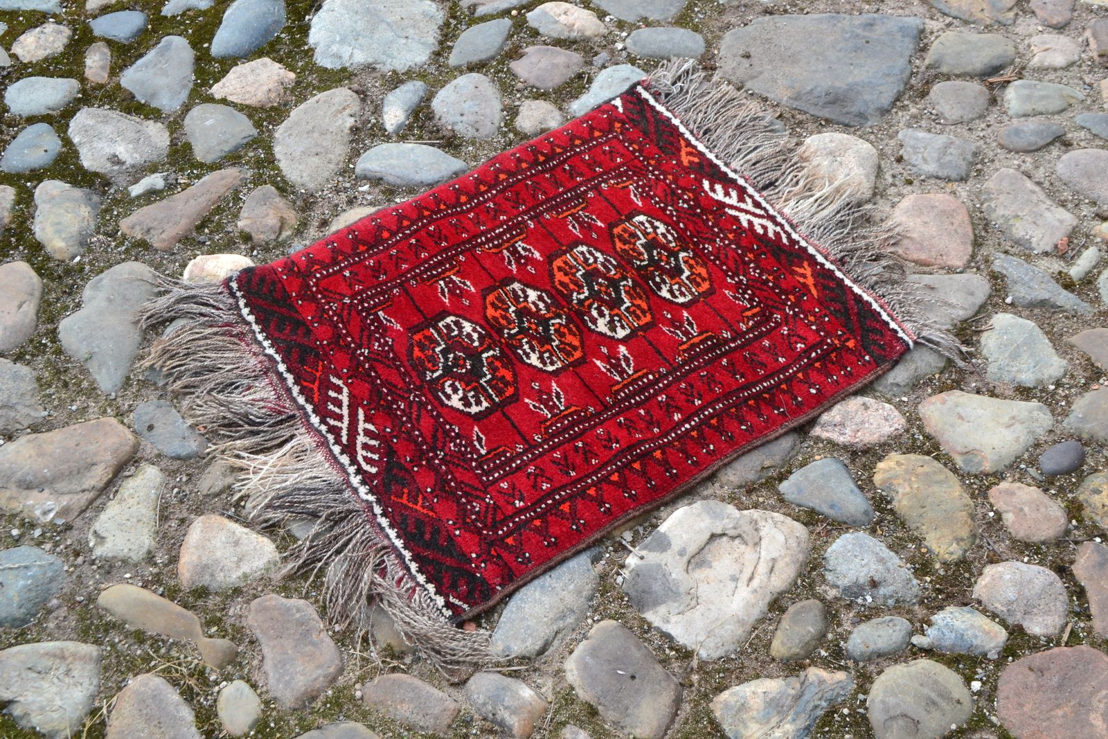 A Bokhara Pattern Prayer Mat