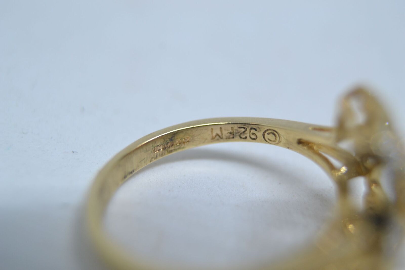 A 14ct Gold &#39;Emerald Lace&#39; Ring.