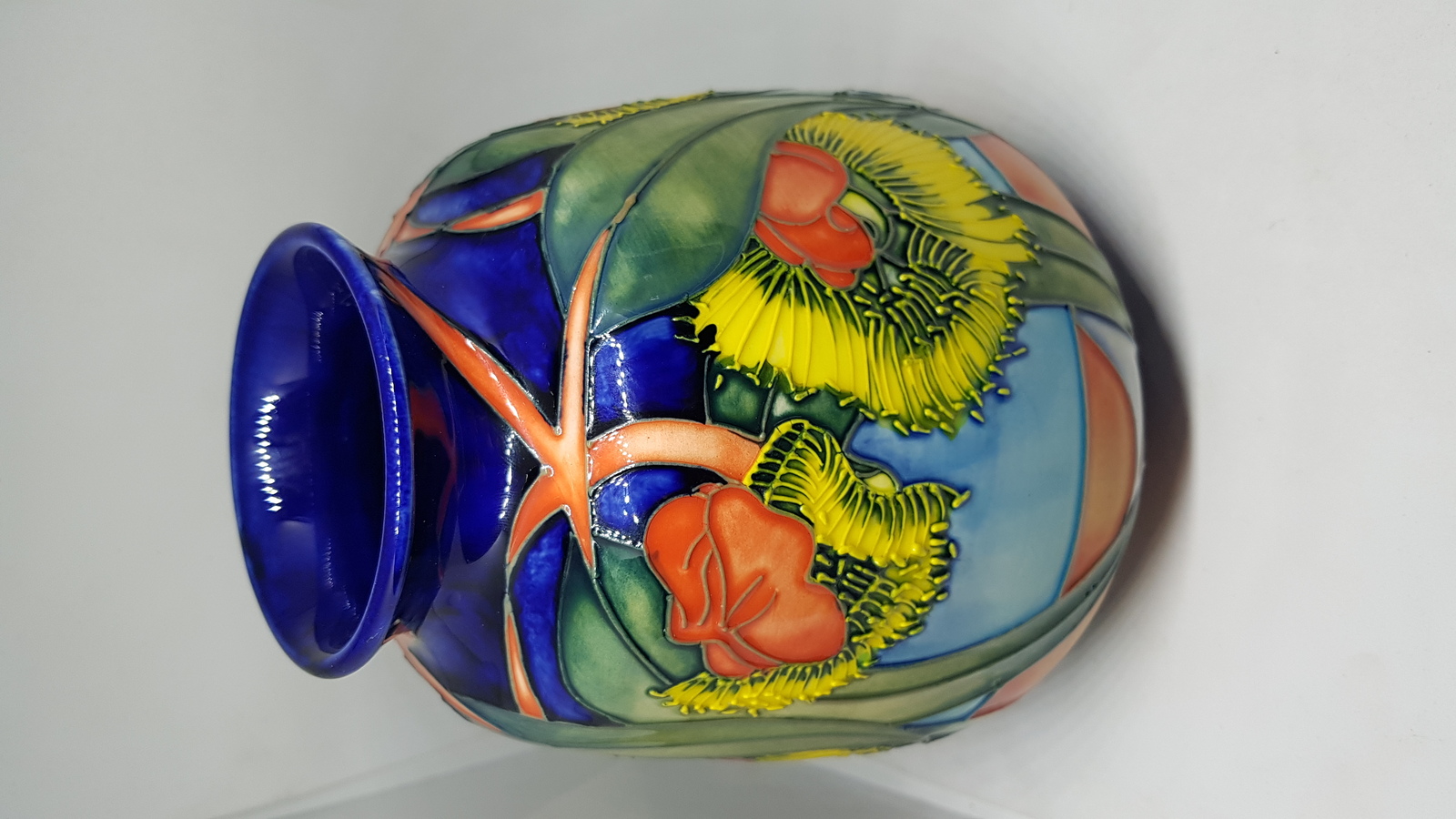 Discover exquisite Moorcroft Vases designed by Emma Bossons. Browse our collection of her vibrant sunflower patterns, created in 2000. Buy now and beautify your home with these unique, high-quality pieces.