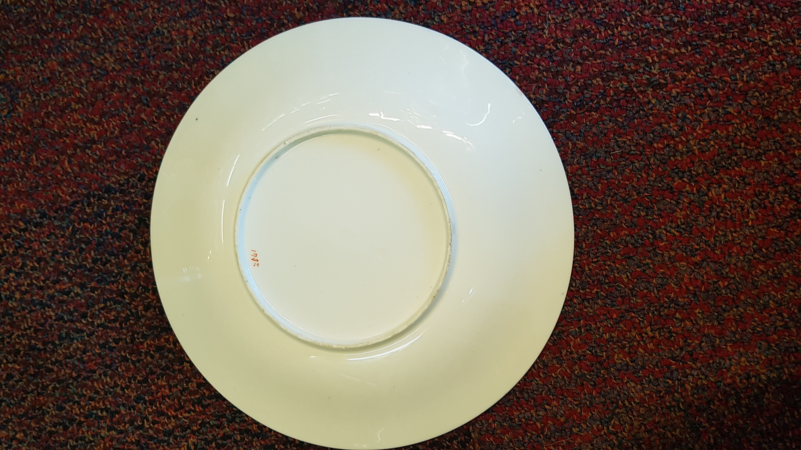 Discover 9th C. Grainger's Worcester, impressively hand-painted wildflower plate with pattern no. 2541. Perfect for antique collectors. Shop now!