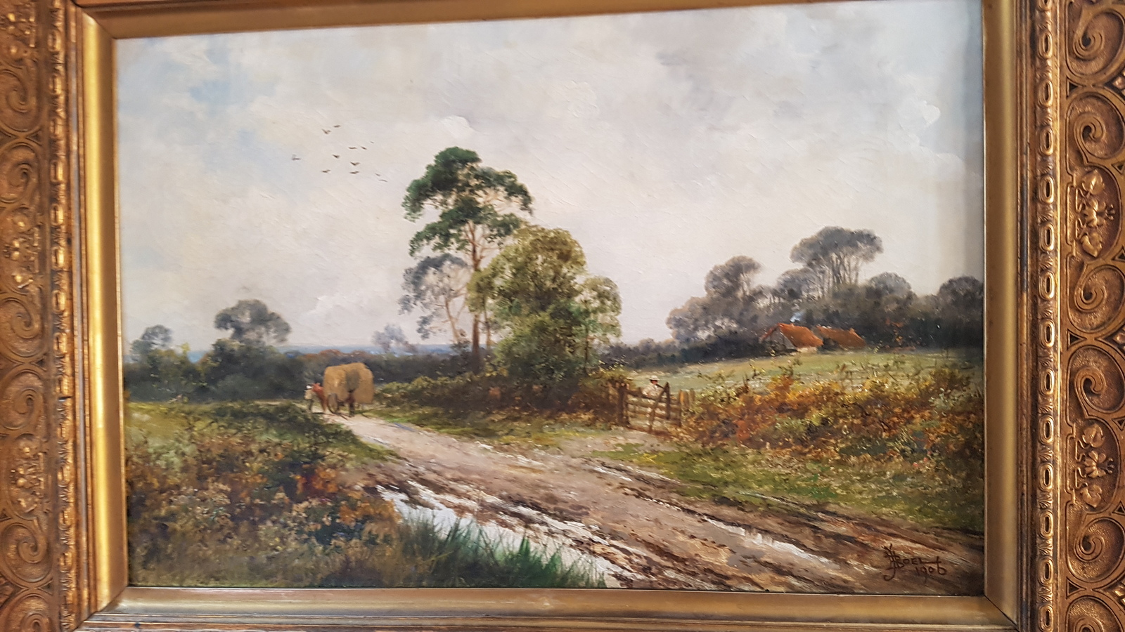 Explore our unique collection of early 20thc. paintings, like the Rural Landscape by John Henry Boel. Act now to own a piece of British art history!
