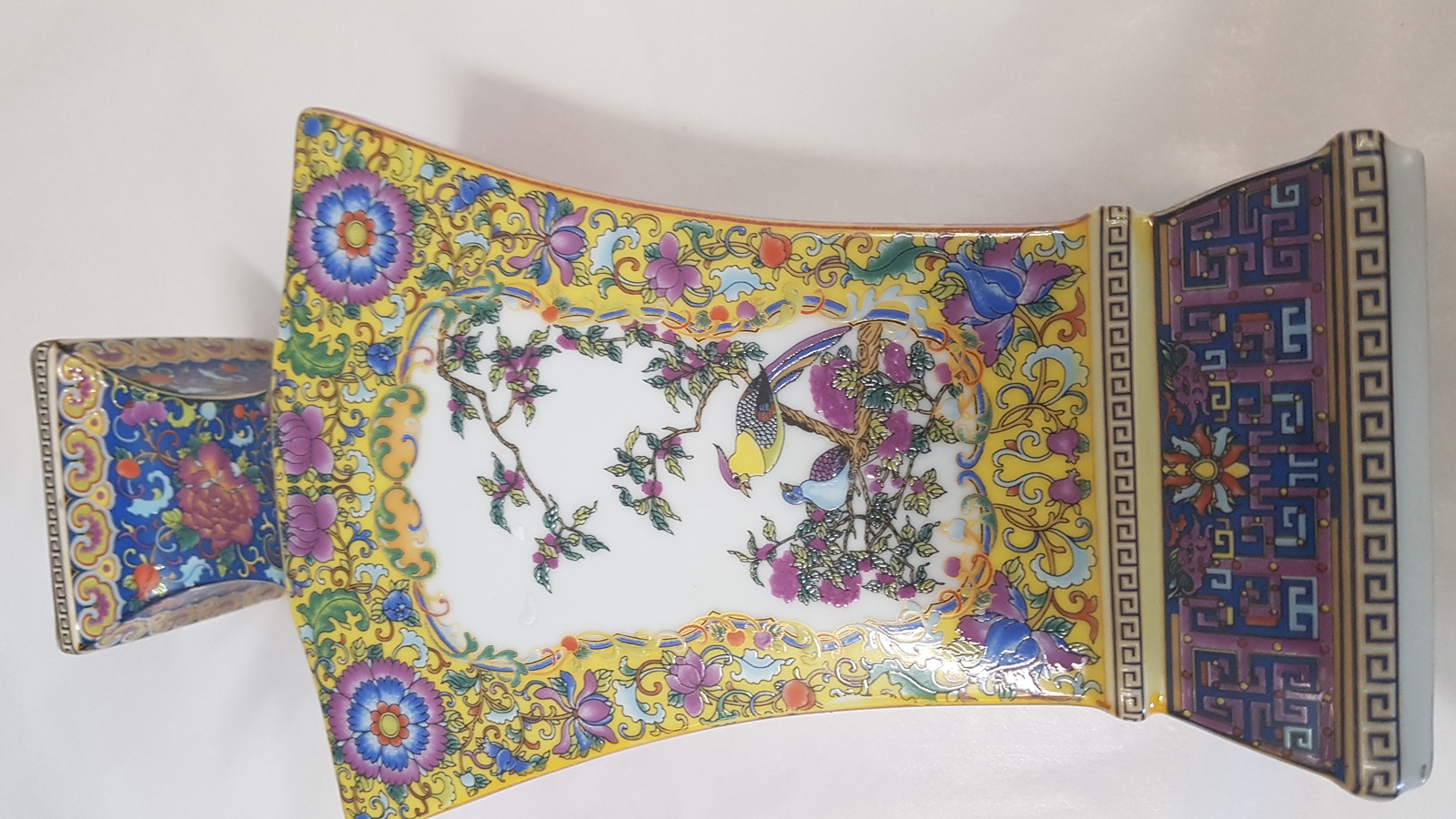 Mid 20th Century  Porcelain  Famille Rose Vase