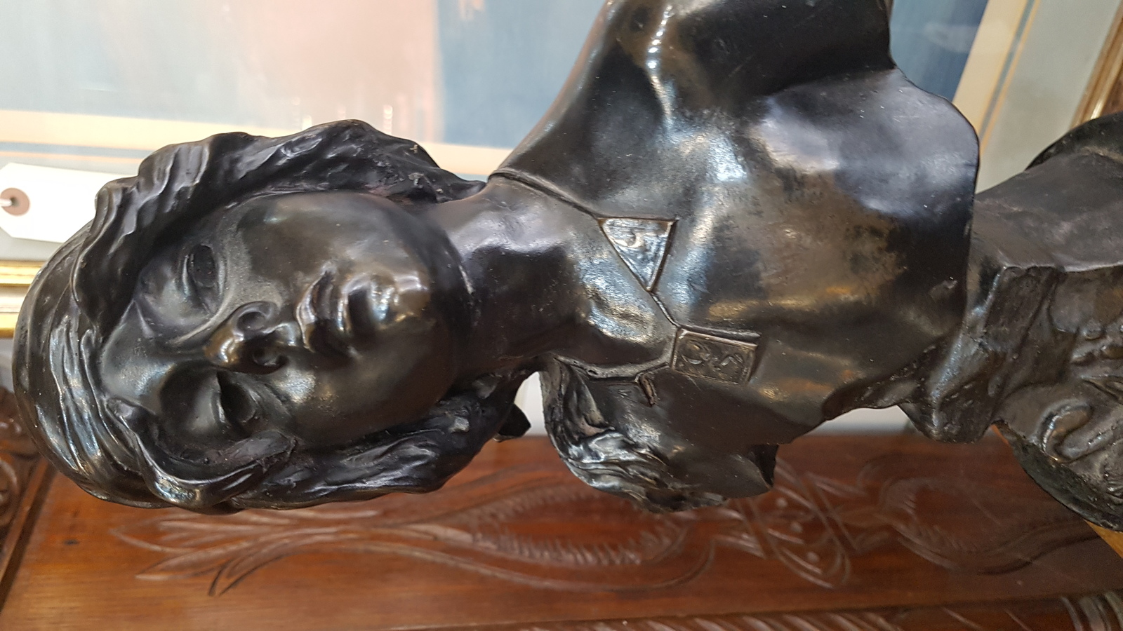 &#34;Saida&#34;  A filled Bronz Bust