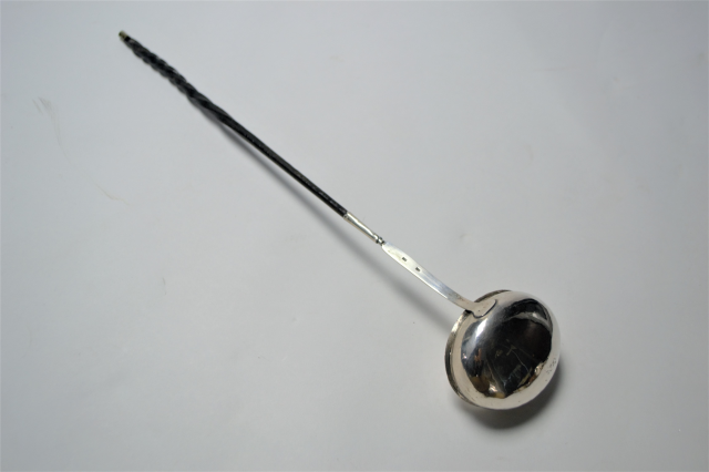 Georgian Silver Toddy Ladle  With Baleen Handle. 