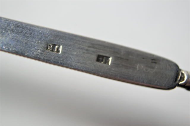 Georgian Silver Toddy Ladle  With Baleen Handle. 