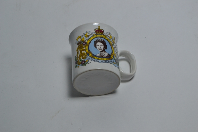 Browse our collection of Elizabeth II silver jubilee commemorative mugs. High-quality, durable, and unique designs. Secure your piece of history today!