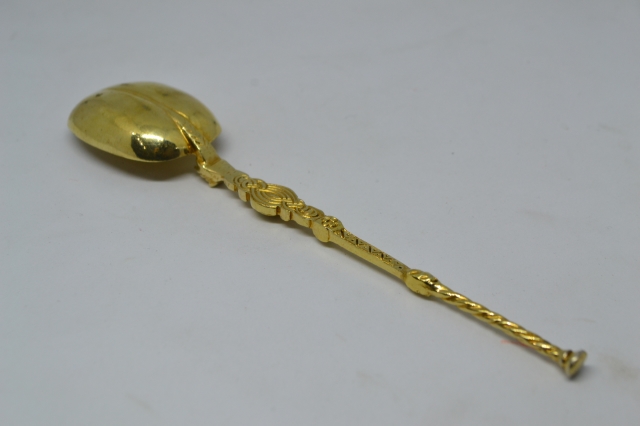 Silver Gilt Spoon, Chester 1906.