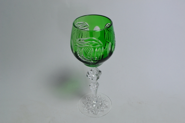 Upgrade your dining experience with our Green 'Mise Eire Hock' hand cut drinking glasses. Unique design, superior quality. Order today for fast, hit 'Shop Now'!
