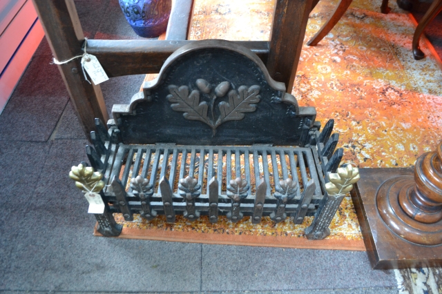 19th Century Style Cast Iron Fire Basket