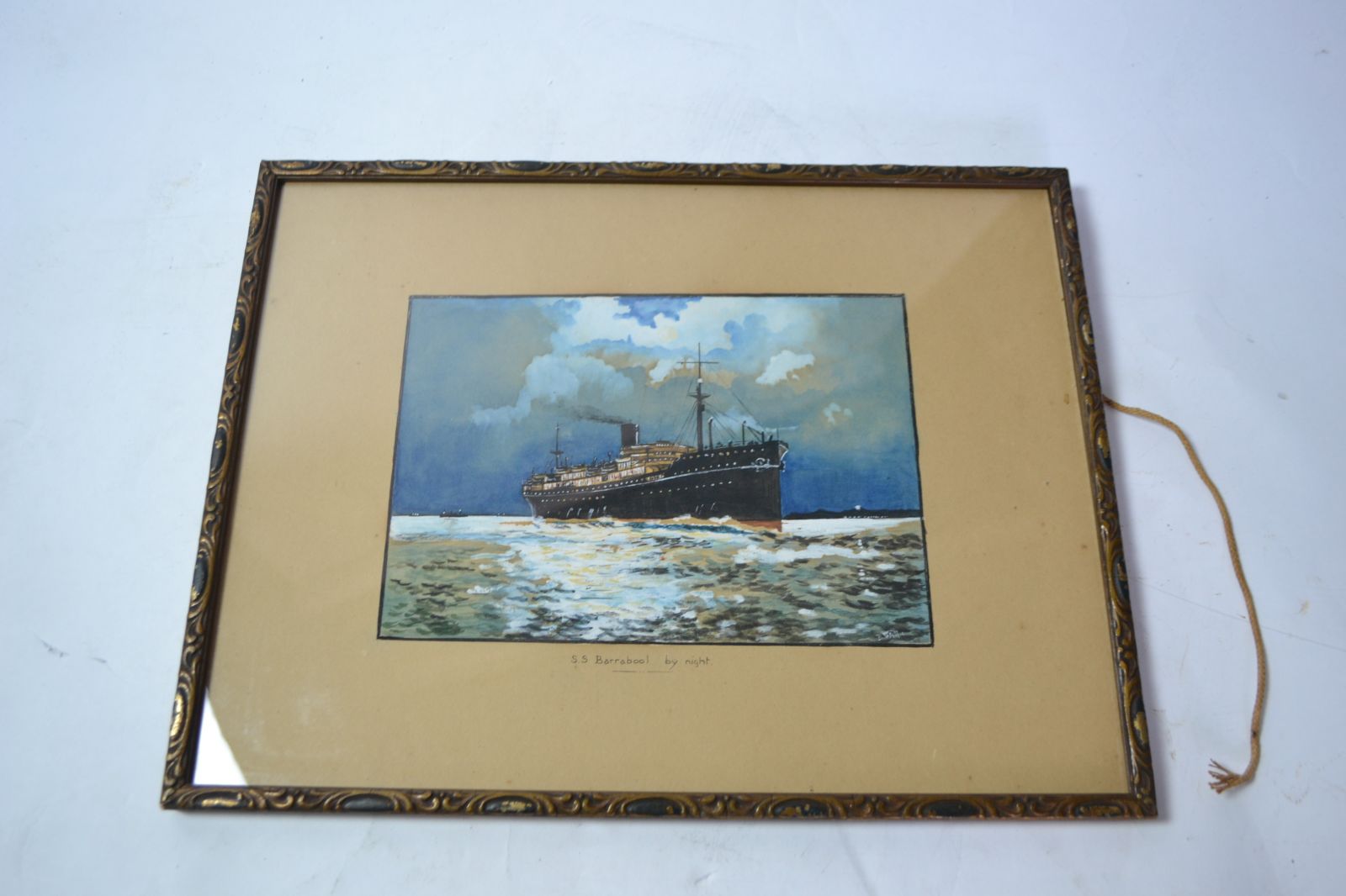 S.S Barrabool Watercolour Painting.