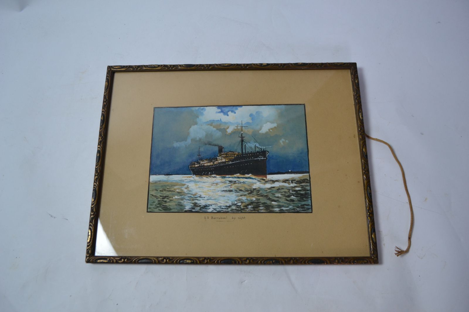 S.S Barrabool Watercolour Painting.