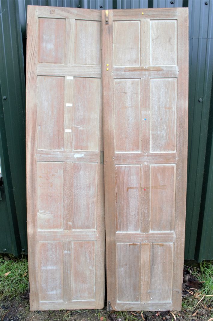 A Pair of Oak Double Doors