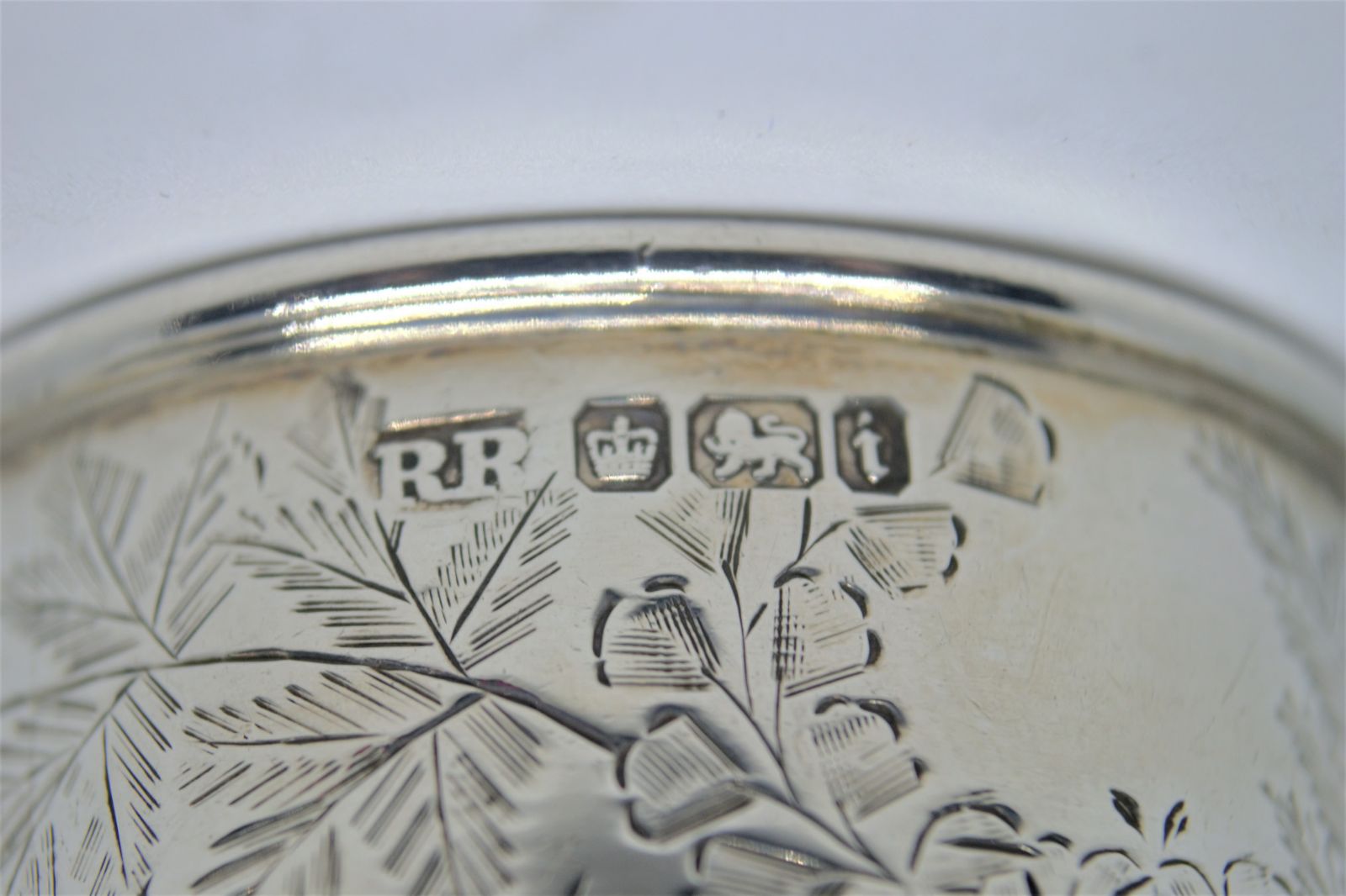 A Silver Napkin Ring. Sheffield 1901 Richard Richardson.